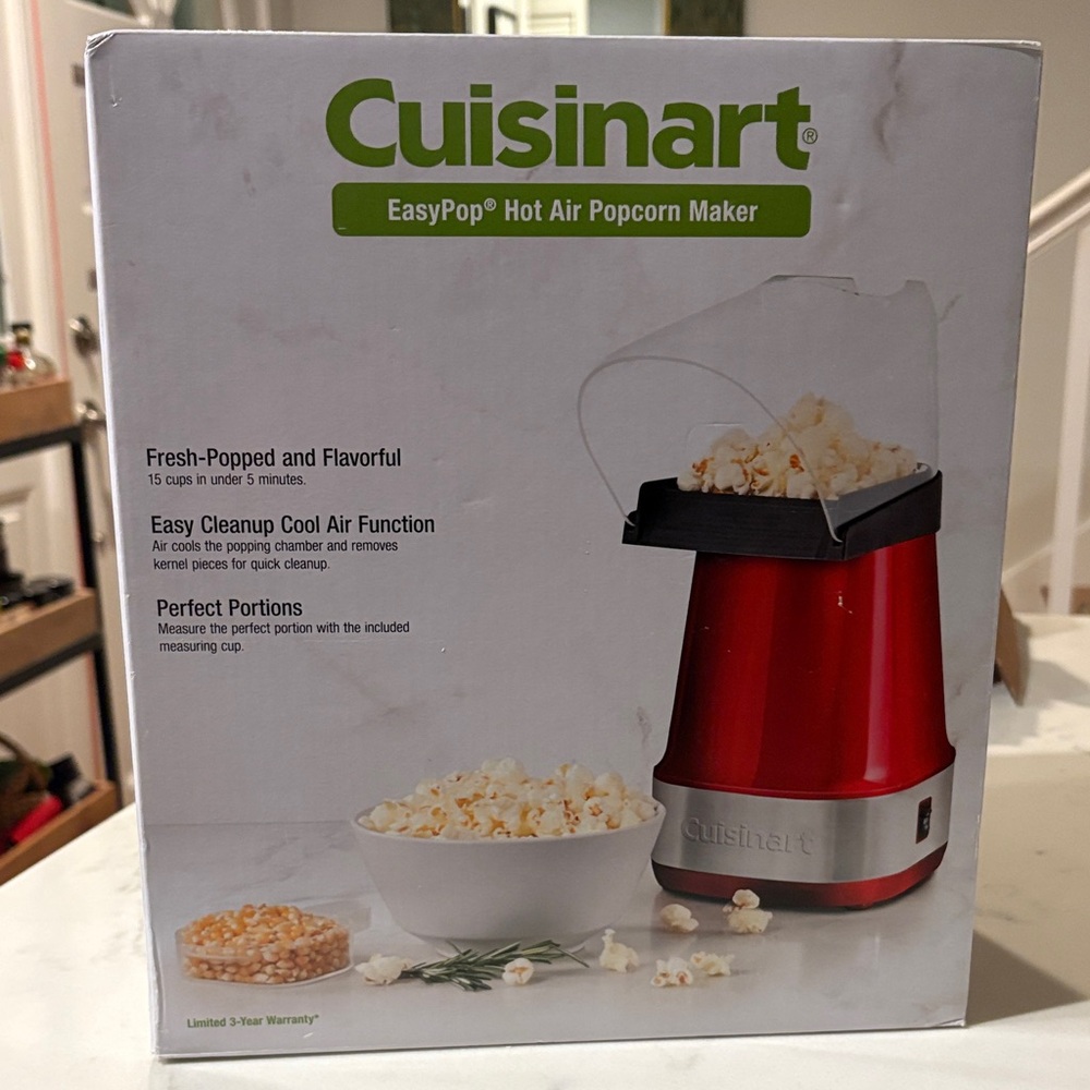 Cuisinart Red EasyPop Hot Air Popcorn Maker